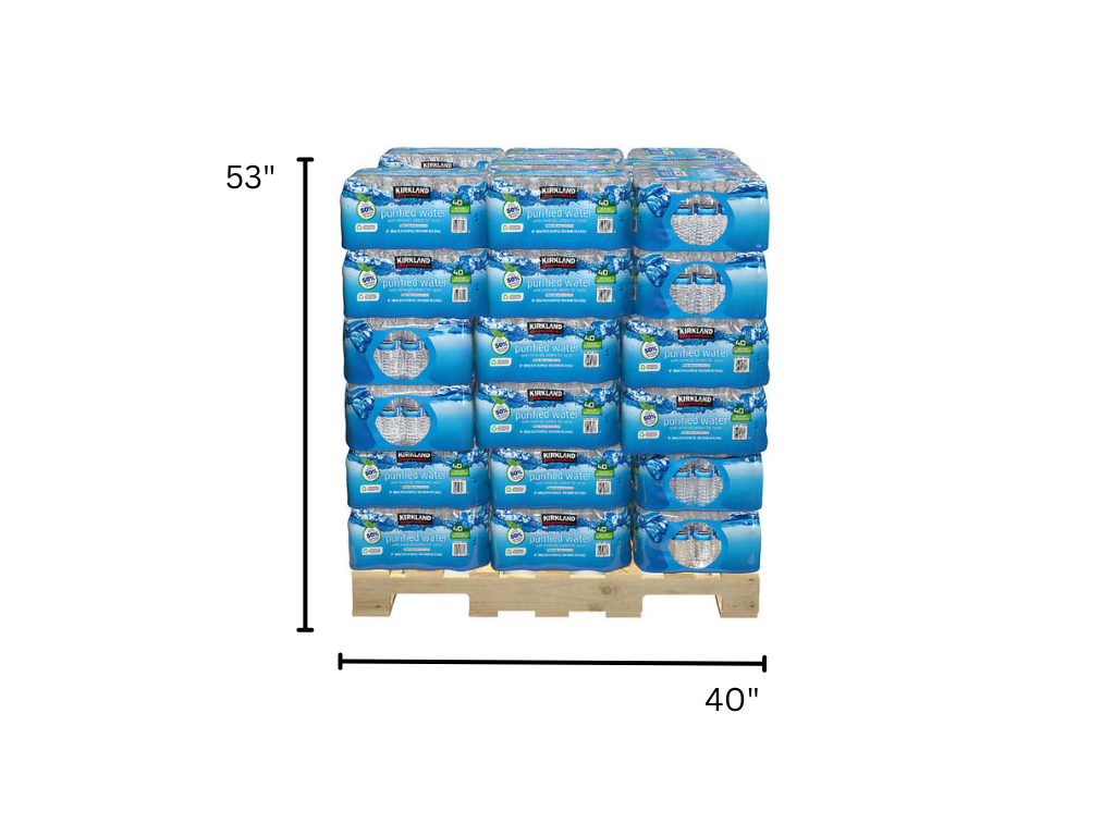 Kirkland Signature Bottled Water Fl Oz, 40count, 48 Case
